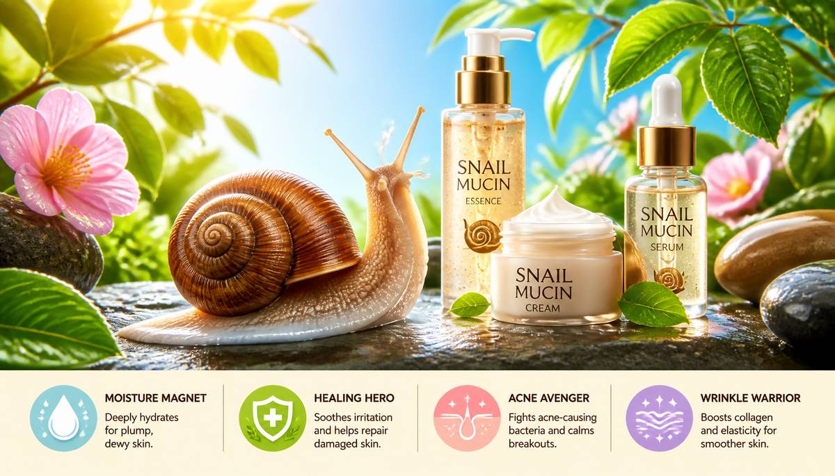 The Astonishing Power of Snail Secretions in Skincare